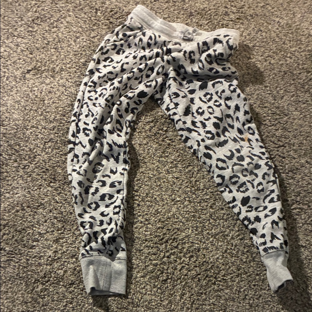 Leopard Print Kids Joggers